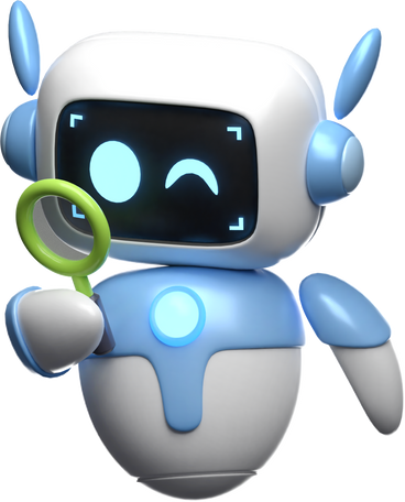 3D Robot Research Illustration
